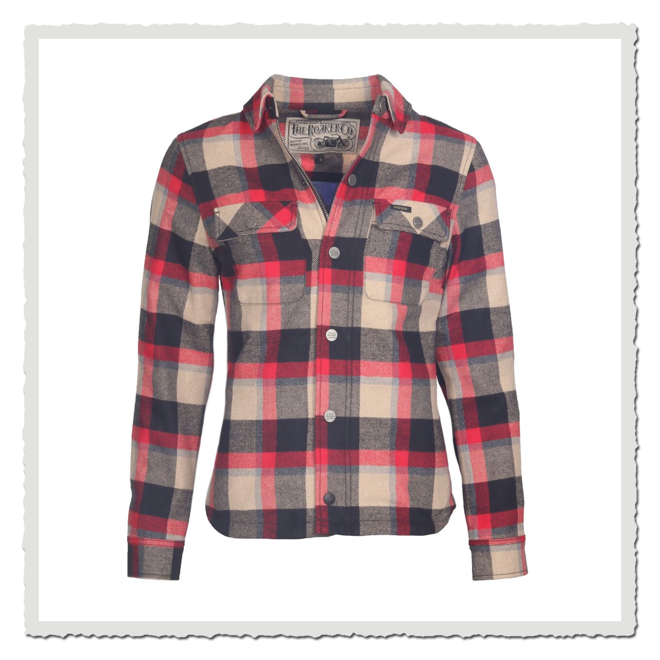 Rokker Memphis Rider Shirt Lady red